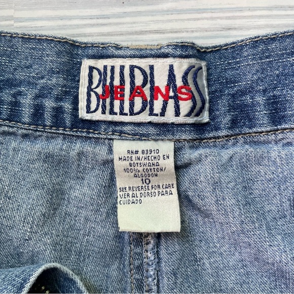Bill Blass Denim Women's High Waisted Cargo Shorts size 10 vintage - Picture 10 of 10